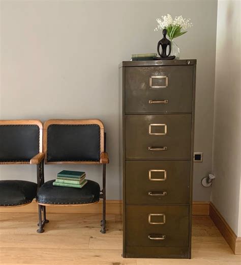 vintage steel filing cabinets for sale|four drawer steel filing cabinet.